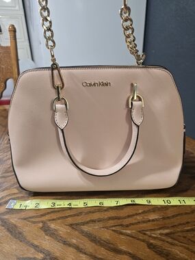 Calvin Klein Blush Dome Satchel - Blush Pink